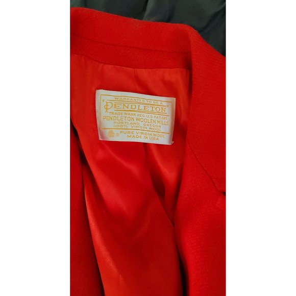 Pendleton Coat, Pea Coat Women, Short Wool Coat - Picture 6 of 6